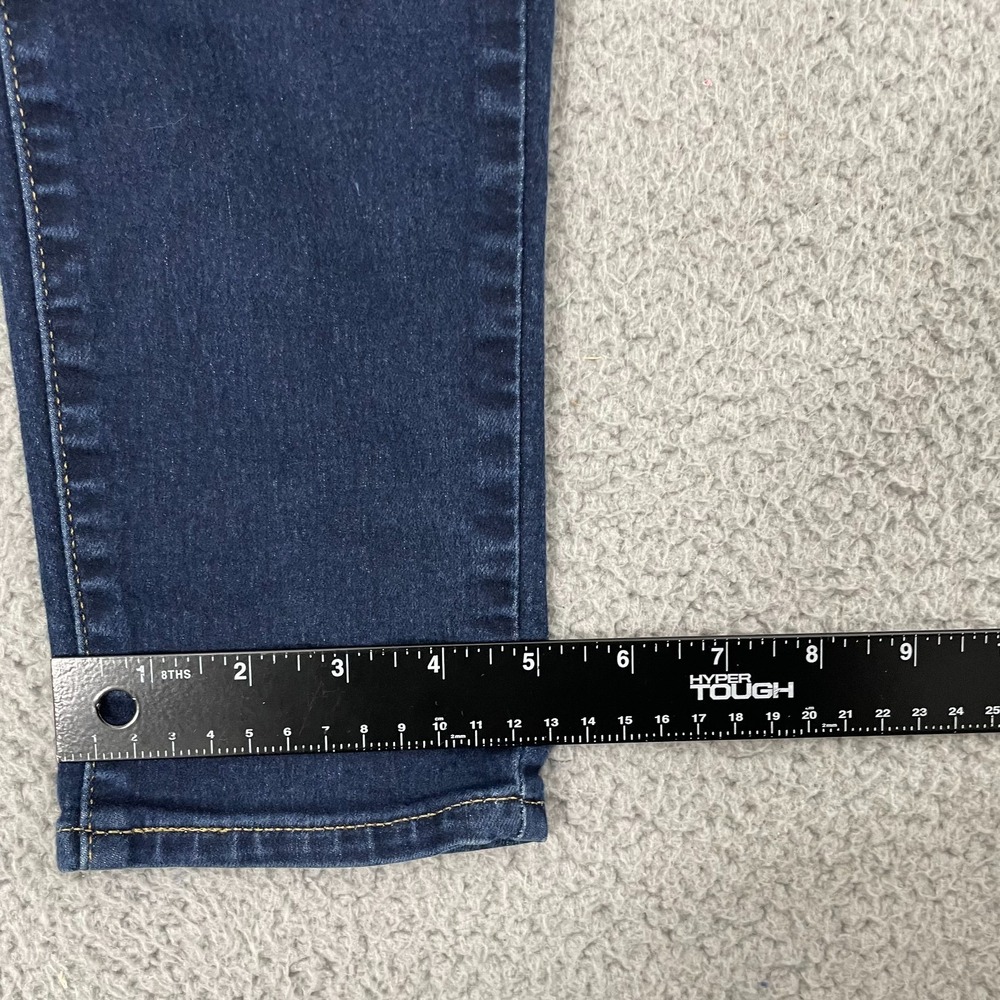 Levi's 711 Skinny Jeans Women 29 Blue Dark Wash Mid Rise Stretch Denim - Picture 10 of 11
